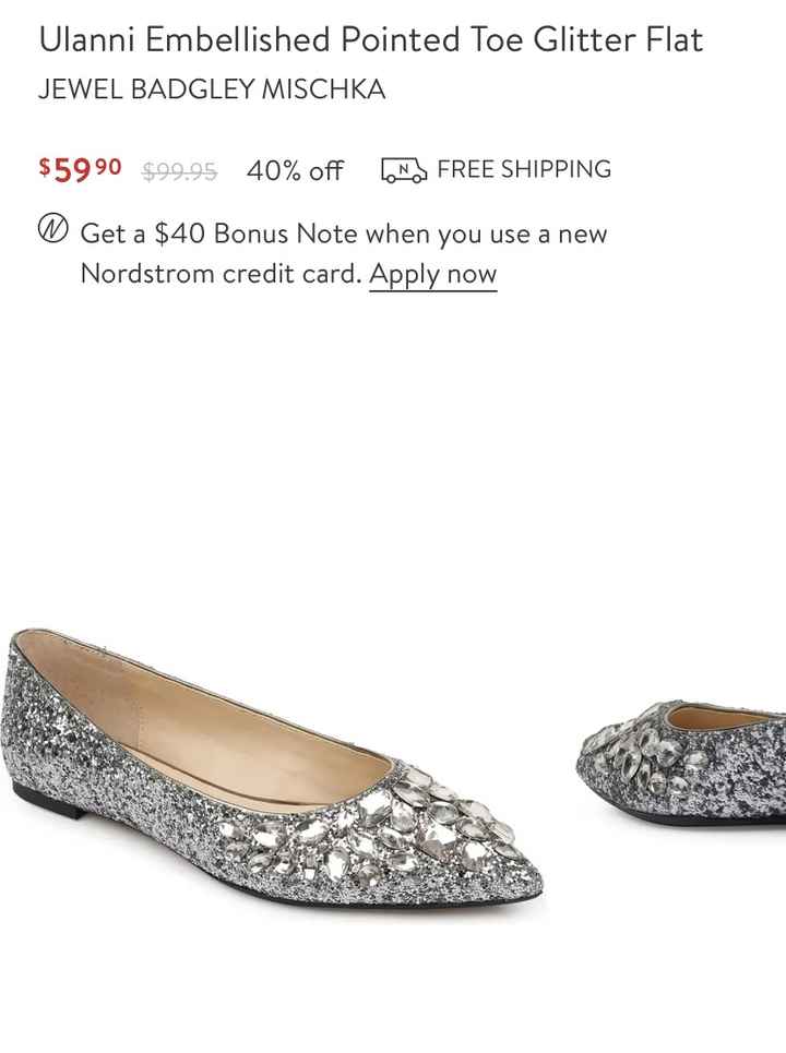 What shoe would go best with a silver dress?? 8