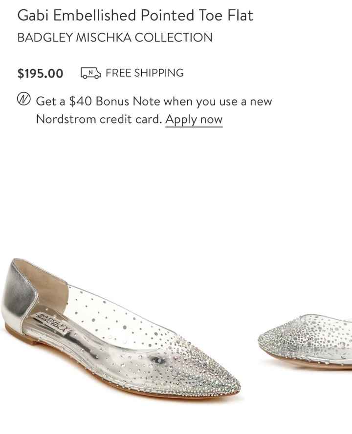 What shoe would go best with a silver dress?? 9