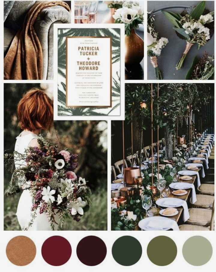 Shades of Green for fall wedding 3