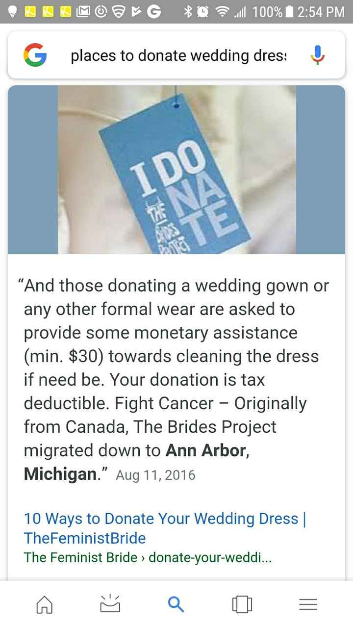  Donating my wedding dress - 1