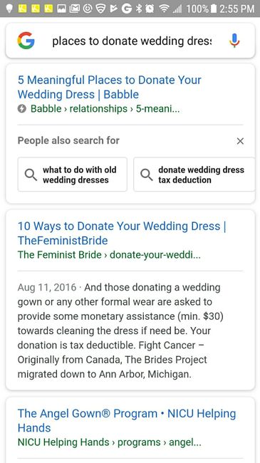  Donating my wedding dress - 2