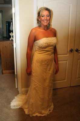 Candlelight color hot sale wedding dress