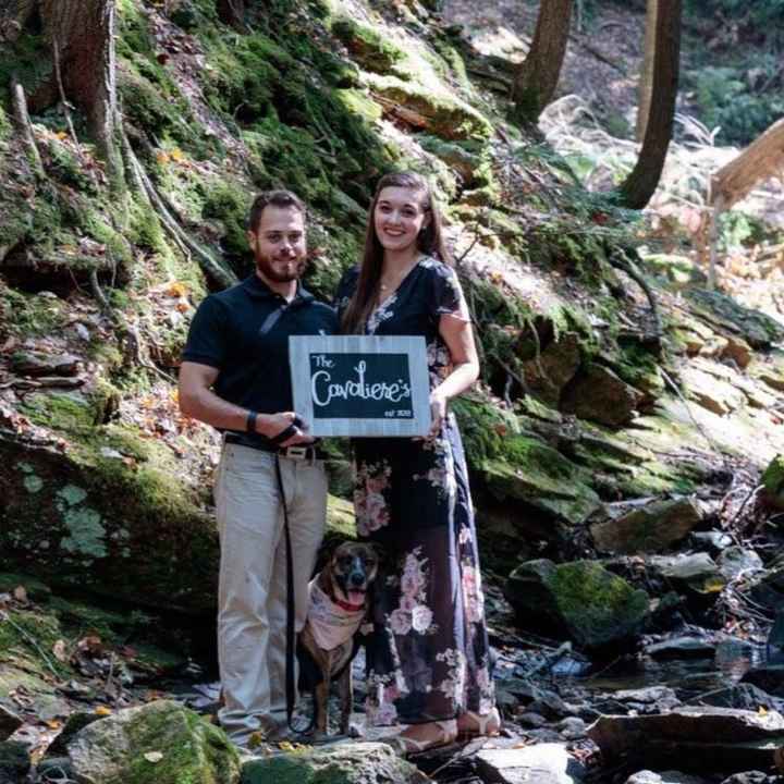 What did your fiance wear for engagement photos?