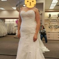 Tried on some dresses last weekend...