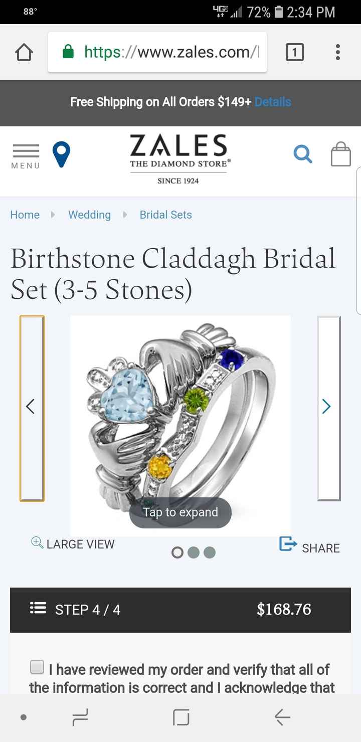Bridal set rings - 1
