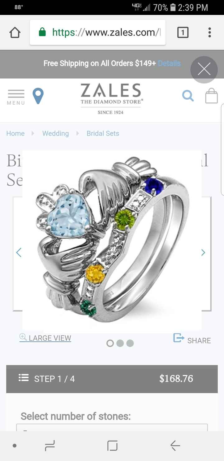 Bridal set rings - 1