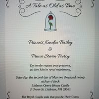 First draft invitations yay!!! - 1