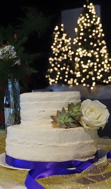 Wedding cake without flowers or ribbons - show me yours!