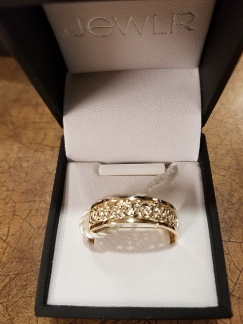 Where did you buy for mans wedding band? - 1