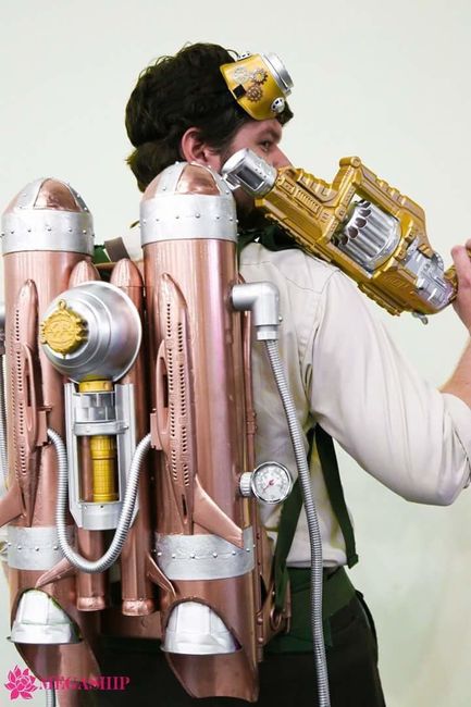 His awesome rocket pack