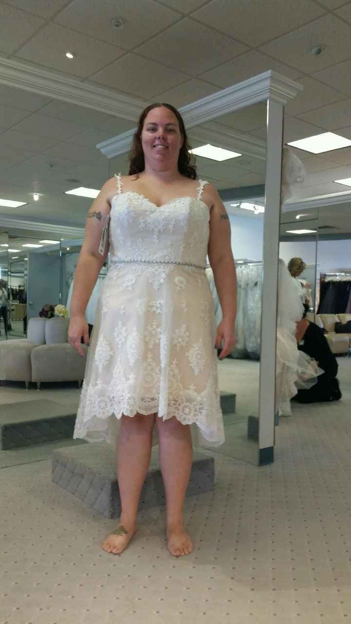 Finally tried on bridal gowns
