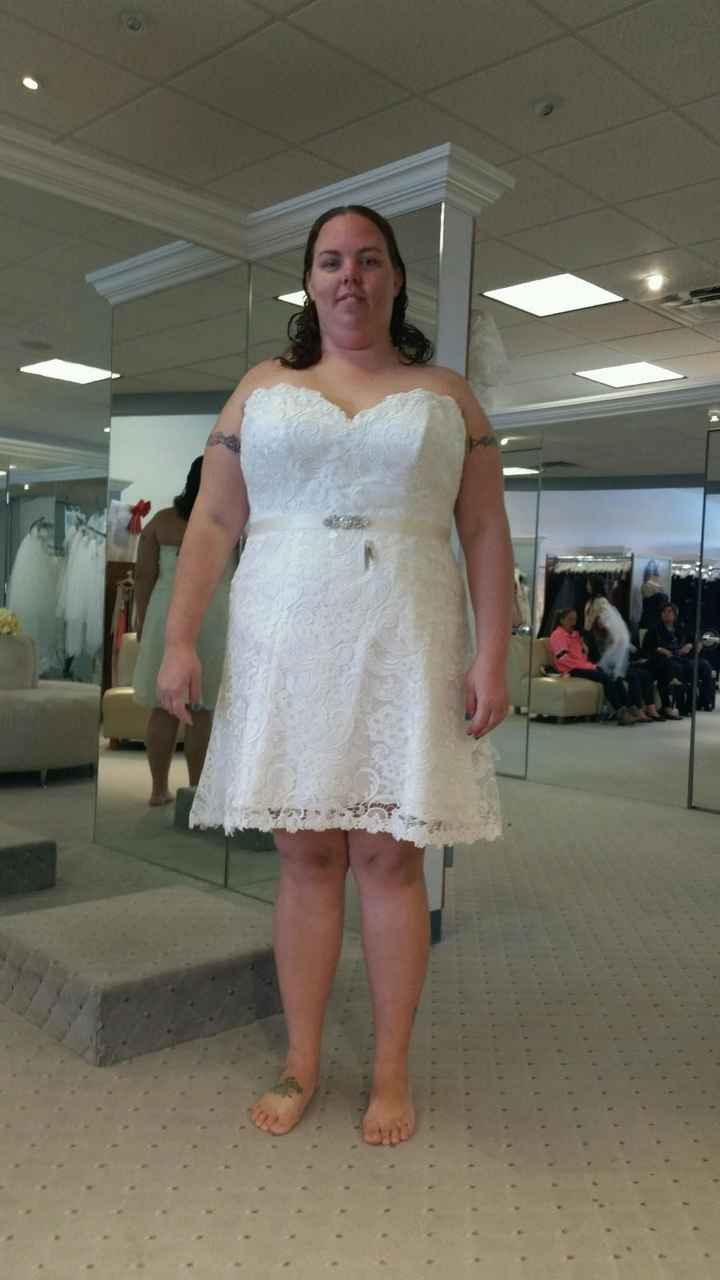 Finally tried on bridal gowns