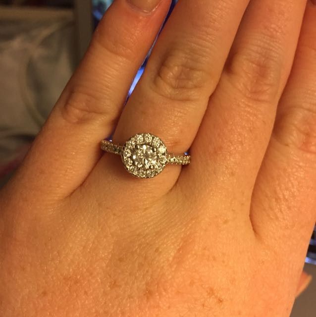 It's finally on my finger!!
