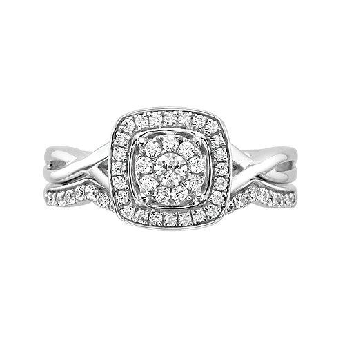 show me your wedding band e-ring combos! :D
