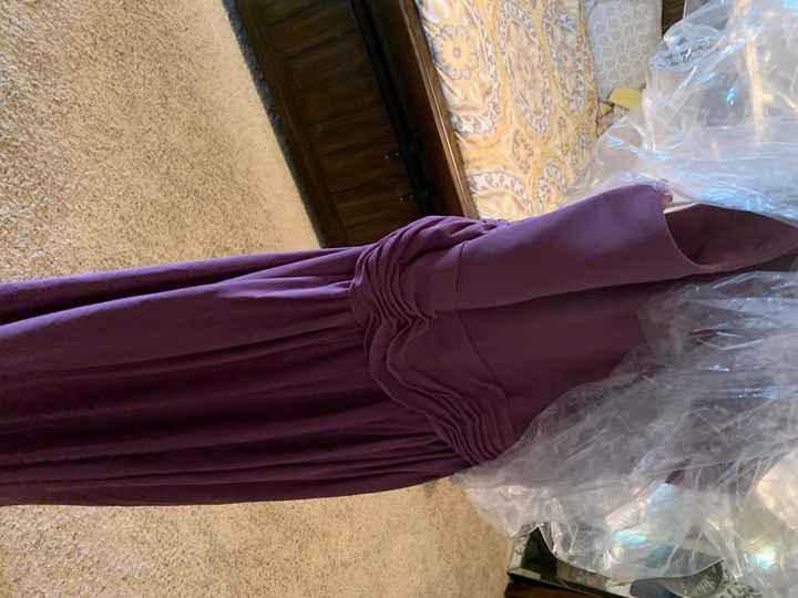 Is anyone else struggling with bridesmaid dresses looking different colors? 3