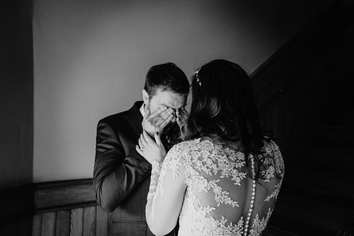 Who is more likely to cry on the wedding day? You or your fiancé(e)?? 1