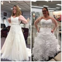 Plus size wedding dresses... Which way to go?