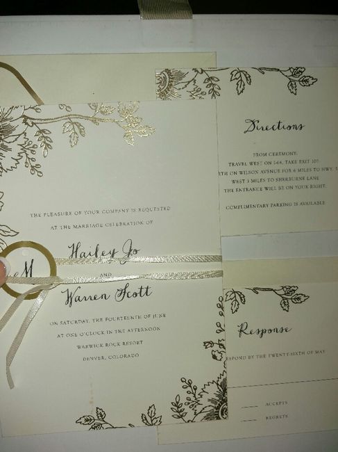 Michaels Invitations? To print or not to print? 1