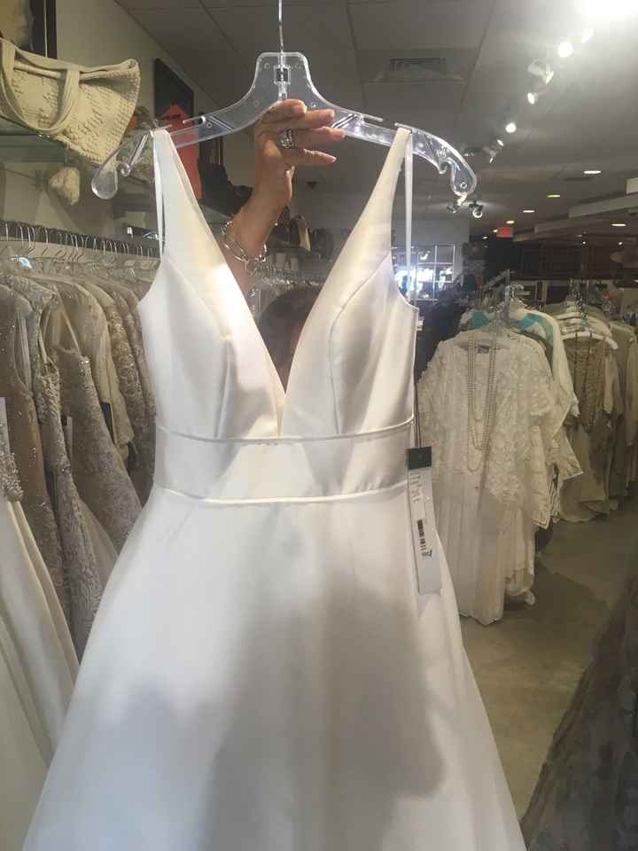 Unsure about bought wedding dress - 1
