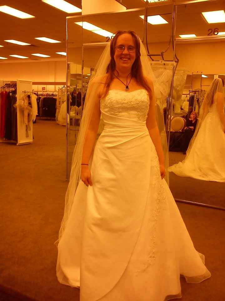 I found my dress