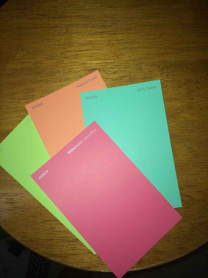 Using different colors for bridesmaids dresses?