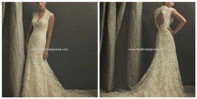 Wanted: Lace Gown with Keyhole Back