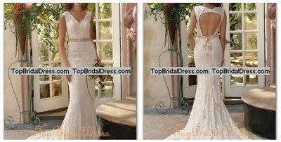 Wanted: Lace Gown with Keyhole Back