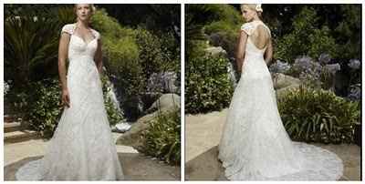 Wanted: Lace Gown with Keyhole Back