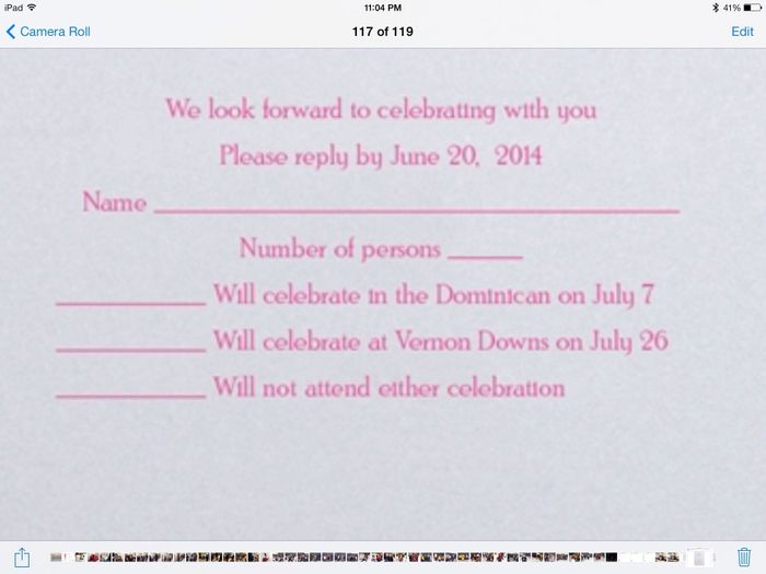 Invitations- Updated with Pics Zoomed In
