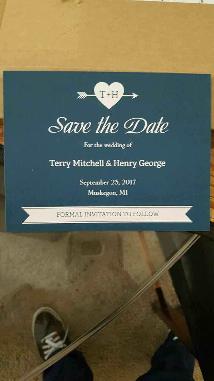 Let's see those Save the Dates and invites!