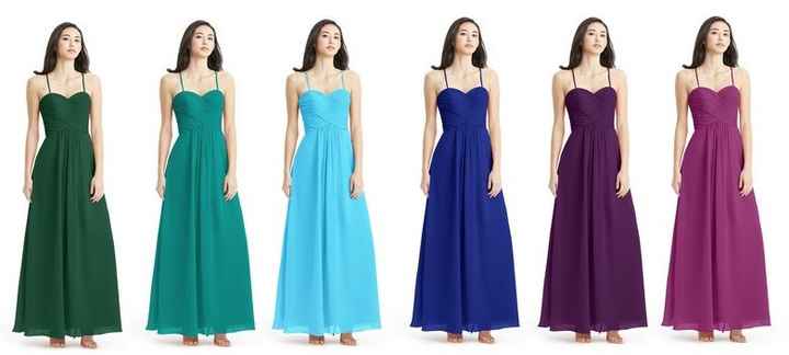 Mismatched bridesmaid dresses