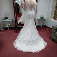 Dress from back taken last year