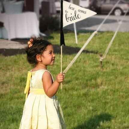 No rose petals for my flower girl!