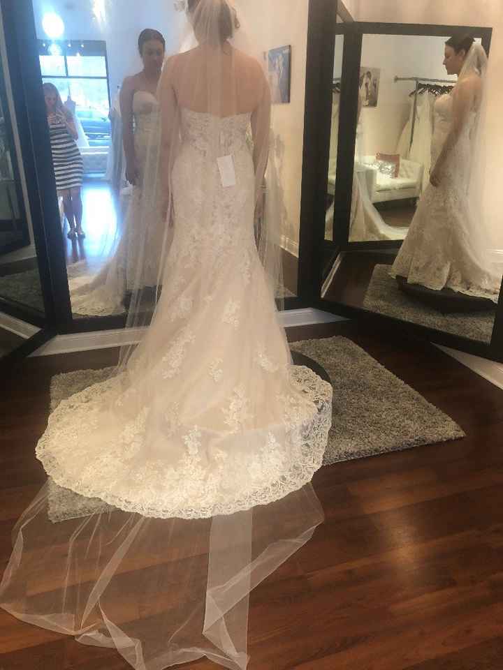 Ivory Lace With Champagne Underlay Having Issues Finding Veil picture Heavy Weddings Wedding Attire Wedding Forums WeddingWire