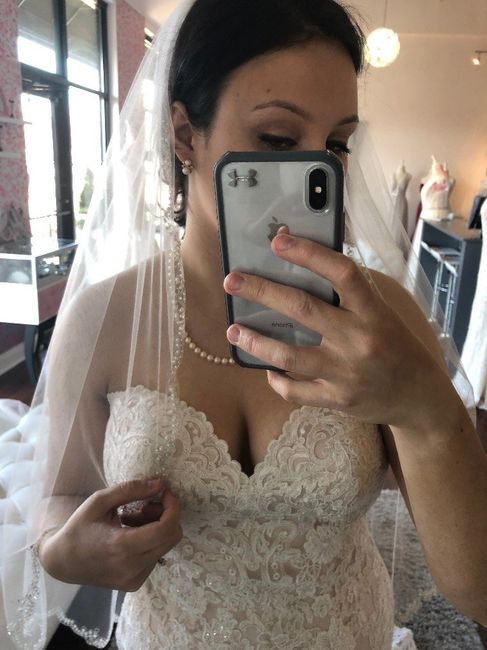 Grandma's Pearls/pearl Earrings and Dress/veil 2