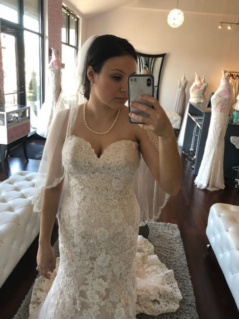 Before Alterations :) First Try On Since It Was Delivered 