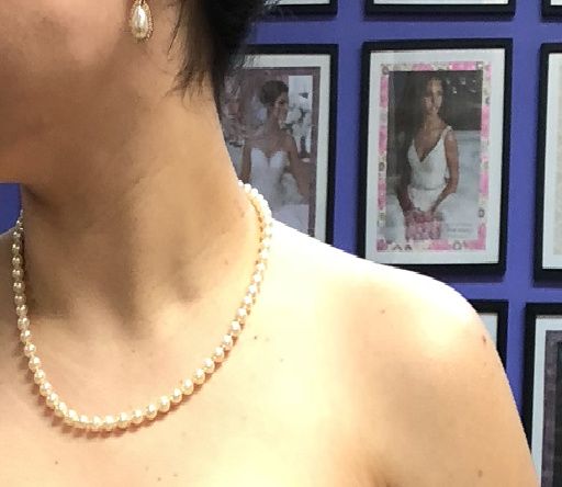 Gradmother's "Cream" Colored Pearl Necklace