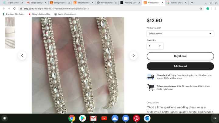 To belt or not to belt! Help! - 1