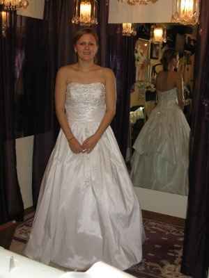 So you said yes to the dress.... now let's see it! :)