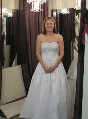 Show us the dress you said "yes" to! **pics**
