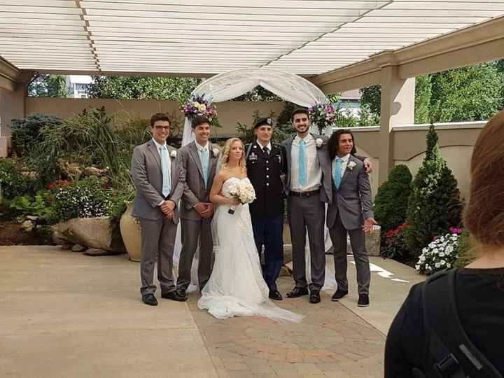 My wedding was today!!! Small BAM