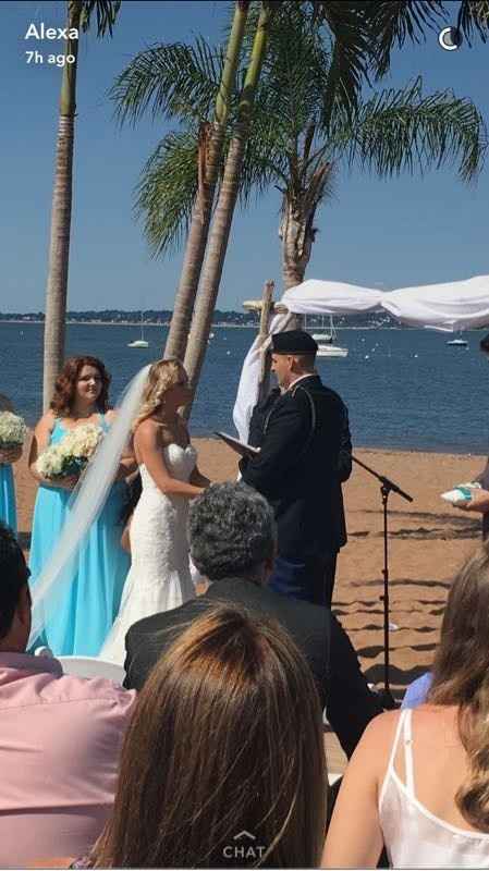 My wedding was today!!! Small BAM