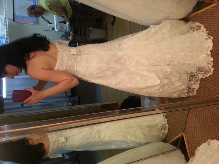 I'm back in love with my dress!