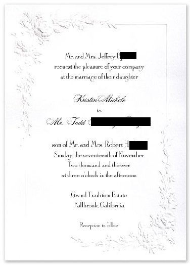 Give your opinion - which invitation?