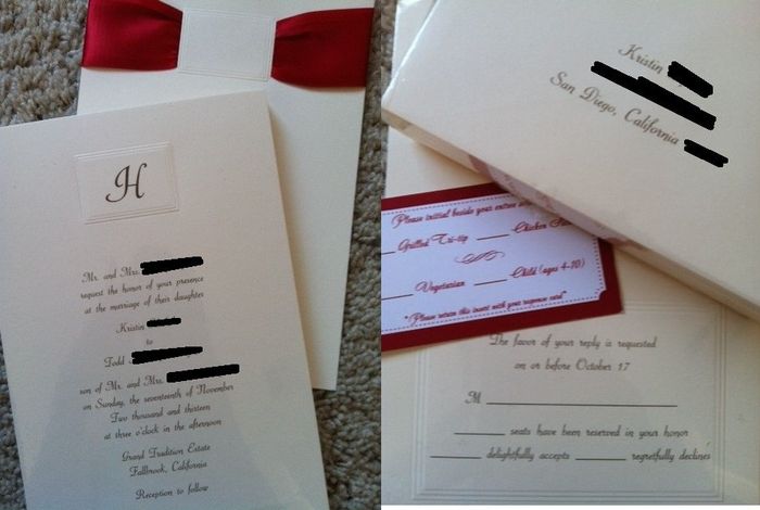 Was yesterday Christmas? VP haul, invites AND bridesmaid wine glasses arrived!