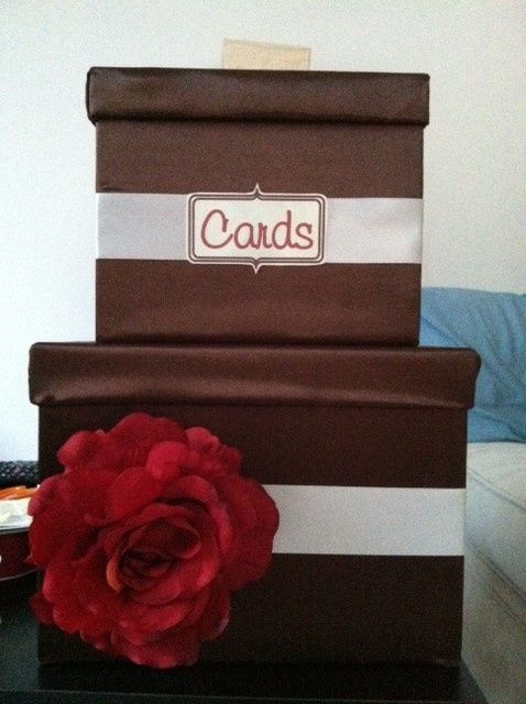 My first DIY done! Card Box - pic included