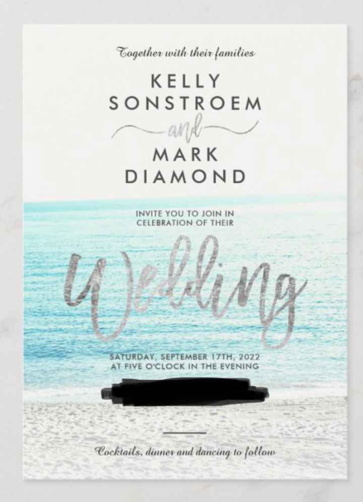 Show me your invitations! - 1