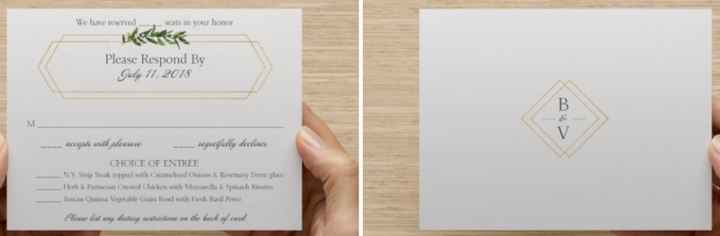 RSVP card