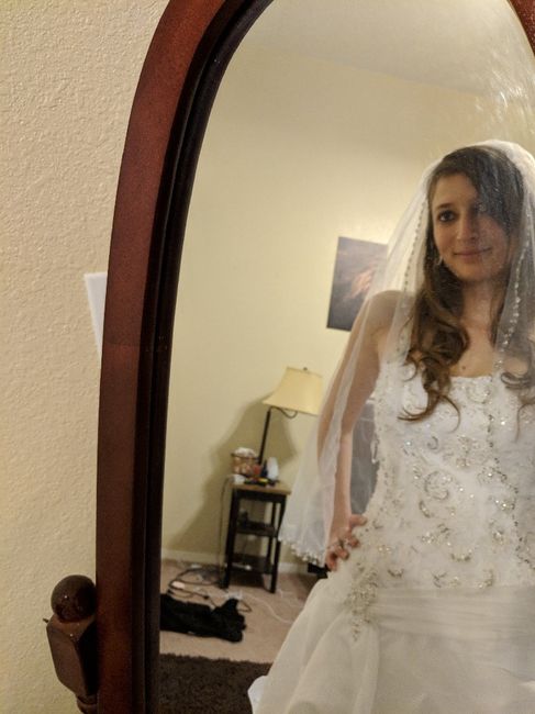 Picked up my dress and veil today!! - 2