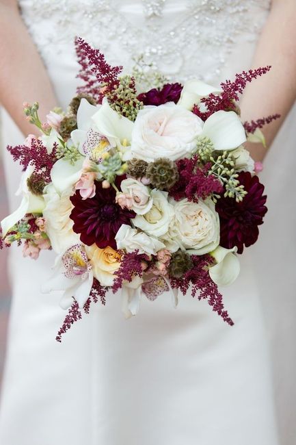White or colorful bridal bouquet? - 2